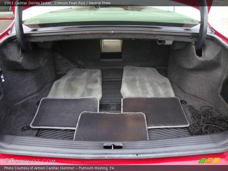 Crimson Pearl Red / Neutral Shale 2001 Cadillac DeVille Sedan