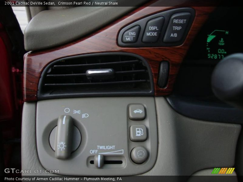 Crimson Pearl Red / Neutral Shale 2001 Cadillac DeVille Sedan