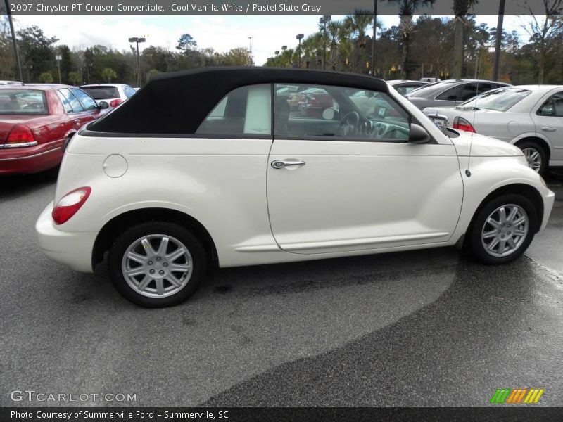 Cool Vanilla White / Pastel Slate Gray 2007 Chrysler PT Cruiser Convertible