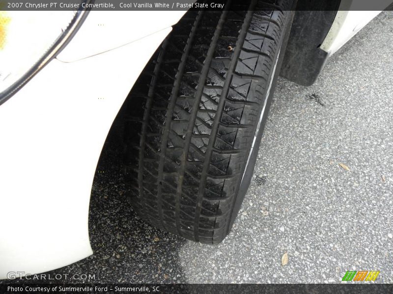 Cool Vanilla White / Pastel Slate Gray 2007 Chrysler PT Cruiser Convertible