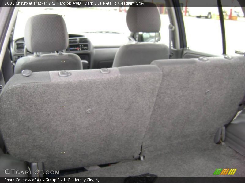 Dark Blue Metallic / Medium Gray 2001 Chevrolet Tracker ZR2 Hardtop 4WD