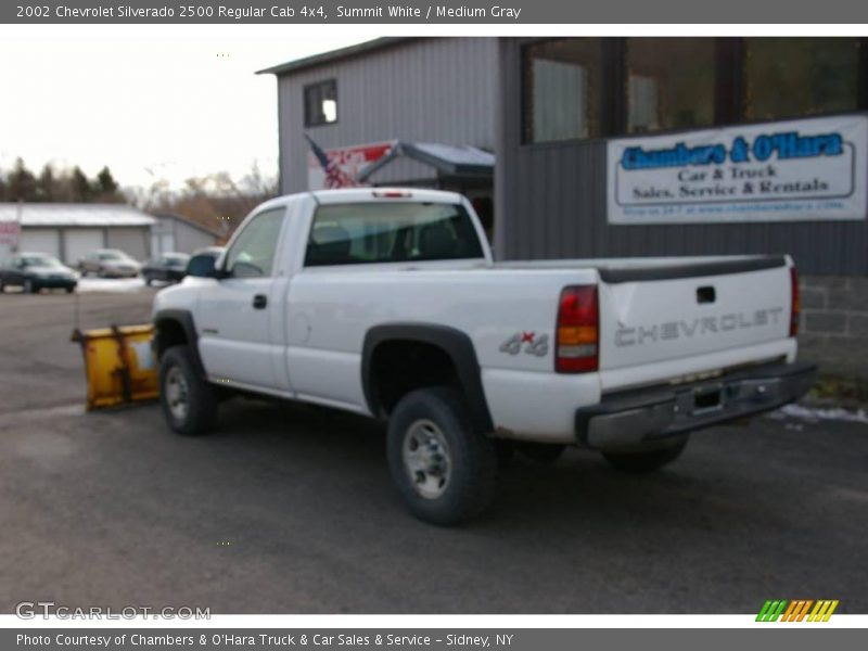 Summit White / Medium Gray 2002 Chevrolet Silverado 2500 Regular Cab 4x4