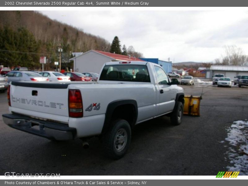 Summit White / Medium Gray 2002 Chevrolet Silverado 2500 Regular Cab 4x4