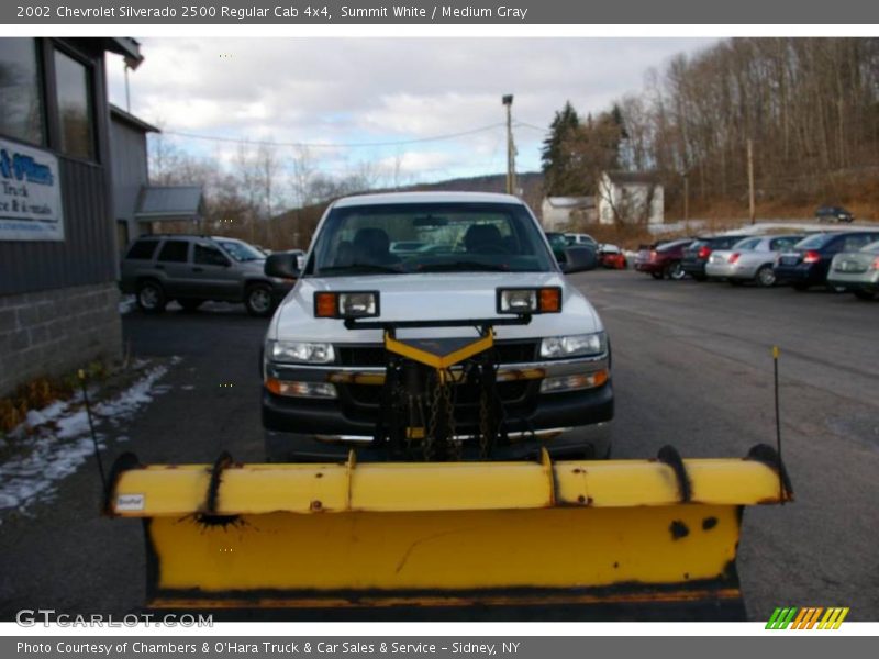Summit White / Medium Gray 2002 Chevrolet Silverado 2500 Regular Cab 4x4
