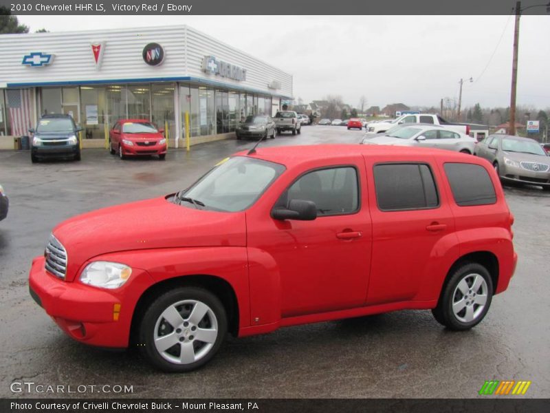 Victory Red / Ebony 2010 Chevrolet HHR LS
