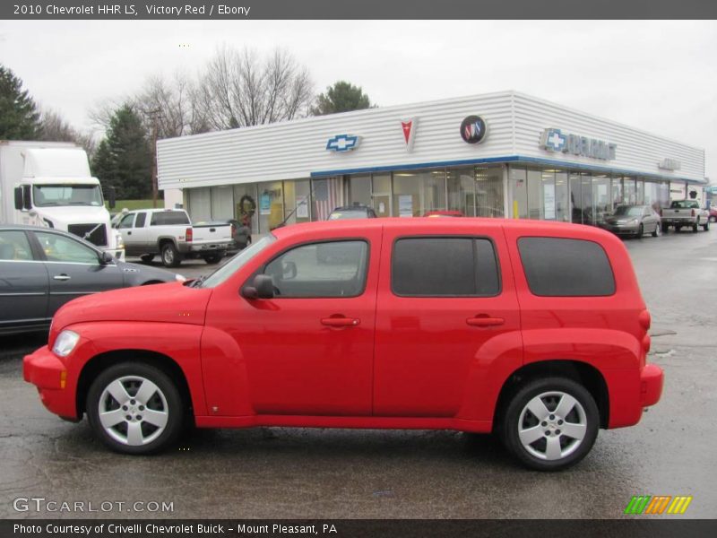 Victory Red / Ebony 2010 Chevrolet HHR LS