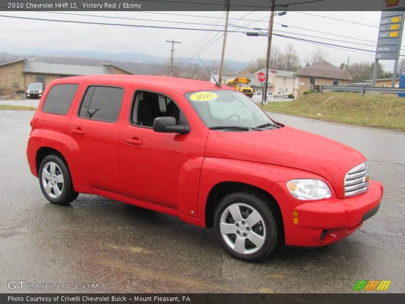 Victory Red / Ebony 2010 Chevrolet HHR LS