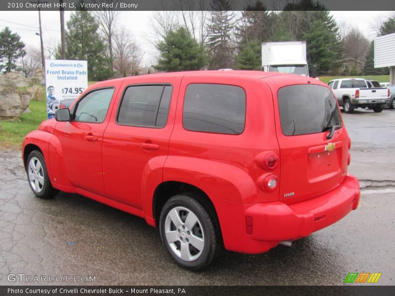 Victory Red / Ebony 2010 Chevrolet HHR LS