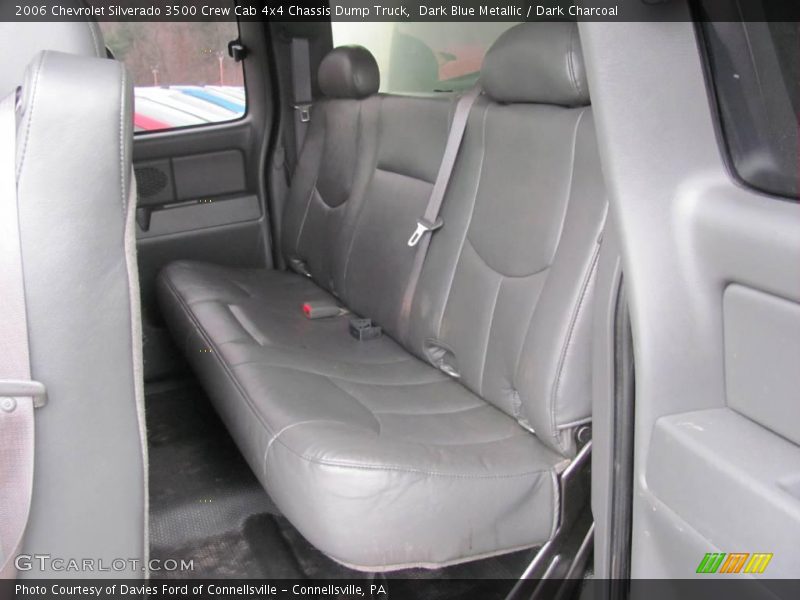 Dark Blue Metallic / Dark Charcoal 2006 Chevrolet Silverado 3500 Crew Cab 4x4 Chassis Dump Truck