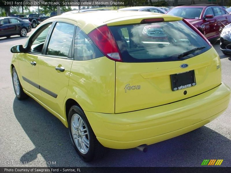 Screaming Yellow / Medium Graphite 2003 Ford Focus ZX5 Hatchback