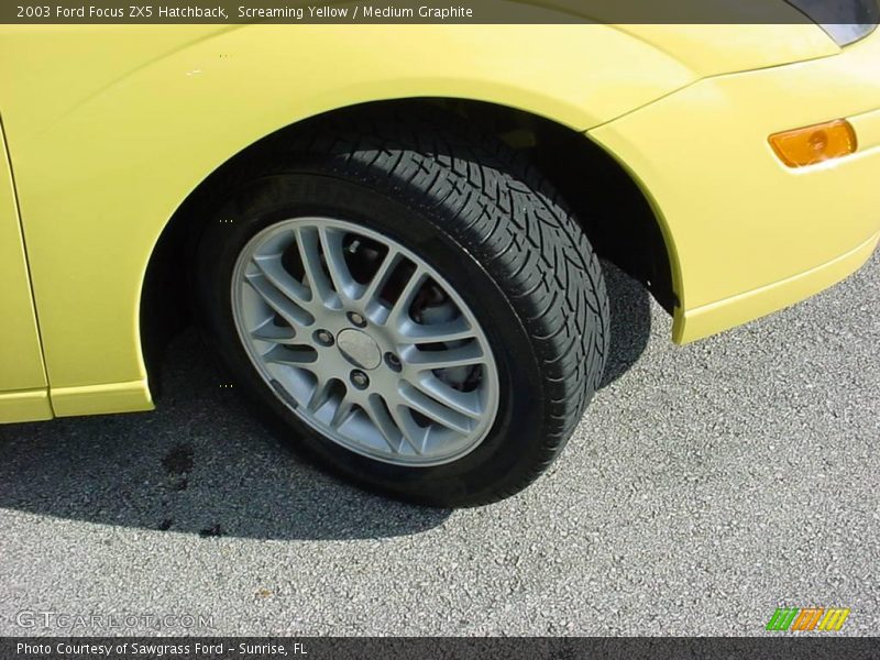 Screaming Yellow / Medium Graphite 2003 Ford Focus ZX5 Hatchback