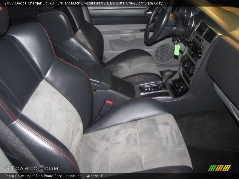 Brilliant Black Crystal Pearl / Dark Slate Gray/Light Slate Gray 2007 Dodge Charger SRT-8