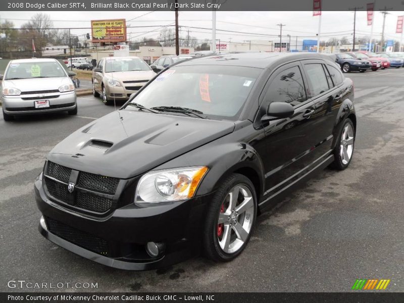 Brilliant Black Crystal Pearl / Dark Slate Gray 2008 Dodge Caliber SRT4
