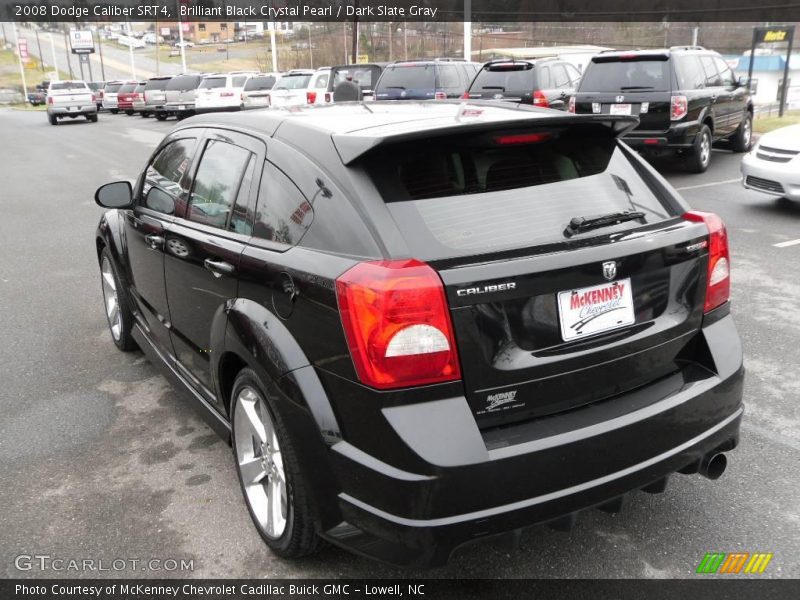 Brilliant Black Crystal Pearl / Dark Slate Gray 2008 Dodge Caliber SRT4