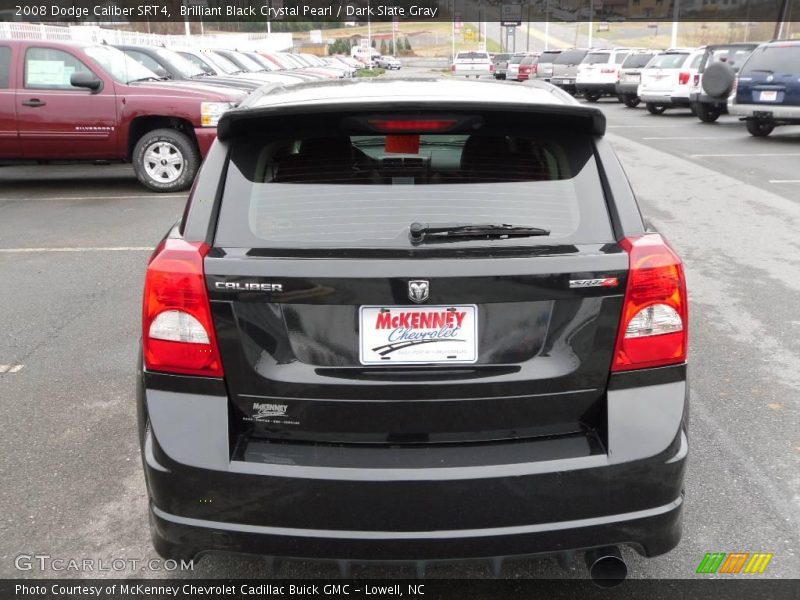Brilliant Black Crystal Pearl / Dark Slate Gray 2008 Dodge Caliber SRT4