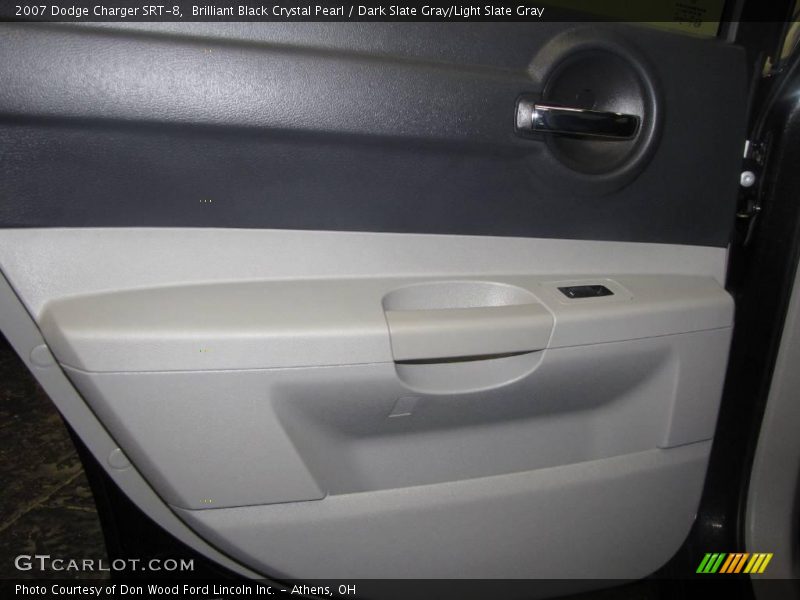 Brilliant Black Crystal Pearl / Dark Slate Gray/Light Slate Gray 2007 Dodge Charger SRT-8