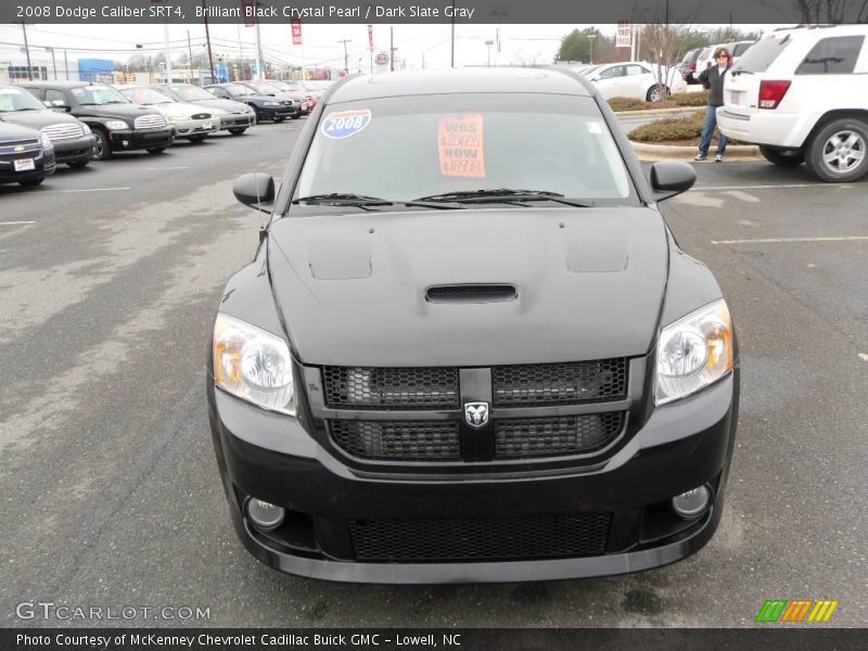 Brilliant Black Crystal Pearl / Dark Slate Gray 2008 Dodge Caliber SRT4