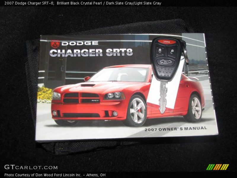 Brilliant Black Crystal Pearl / Dark Slate Gray/Light Slate Gray 2007 Dodge Charger SRT-8