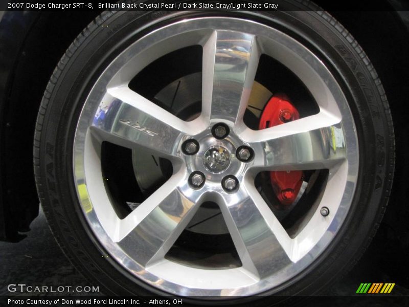 Brilliant Black Crystal Pearl / Dark Slate Gray/Light Slate Gray 2007 Dodge Charger SRT-8
