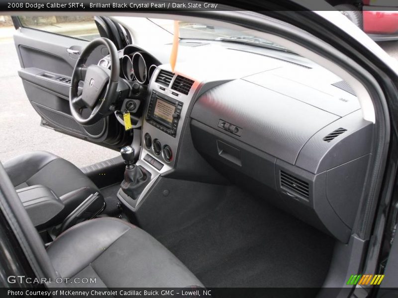 Brilliant Black Crystal Pearl / Dark Slate Gray 2008 Dodge Caliber SRT4