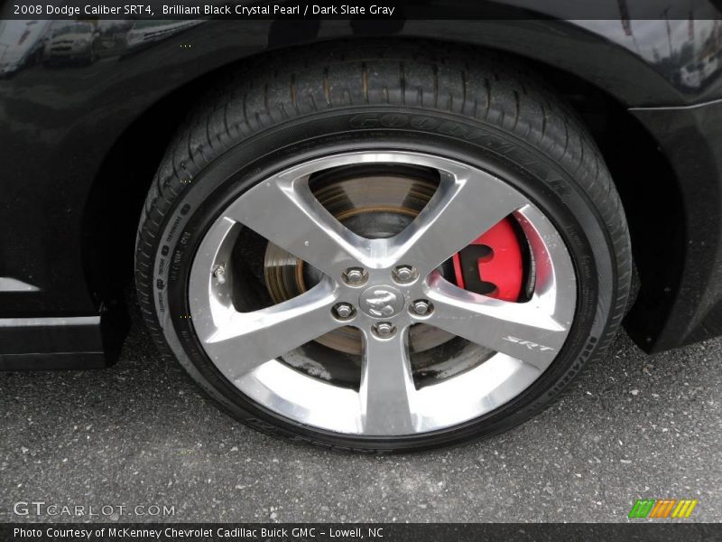 Brilliant Black Crystal Pearl / Dark Slate Gray 2008 Dodge Caliber SRT4