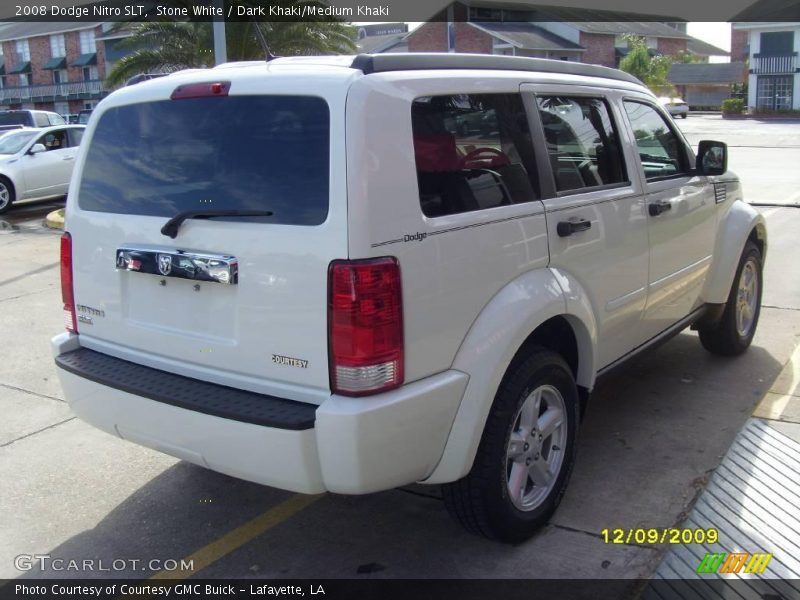 Stone White / Dark Khaki/Medium Khaki 2008 Dodge Nitro SLT