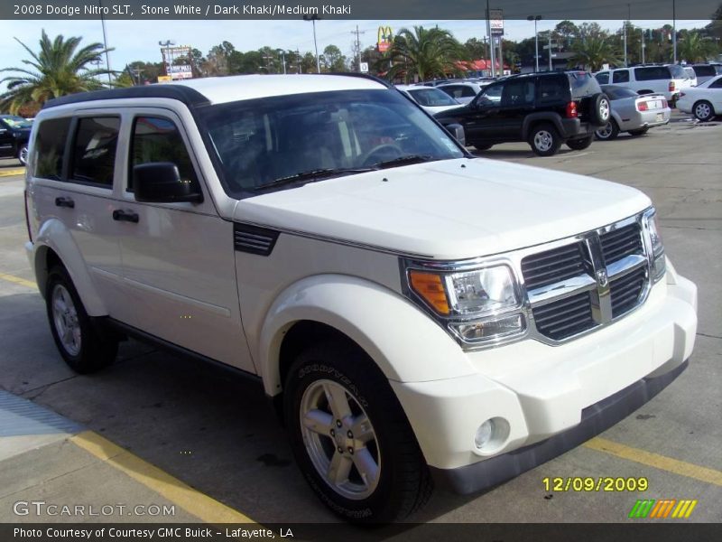 Stone White / Dark Khaki/Medium Khaki 2008 Dodge Nitro SLT