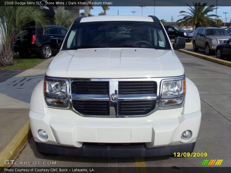 Stone White / Dark Khaki/Medium Khaki 2008 Dodge Nitro SLT
