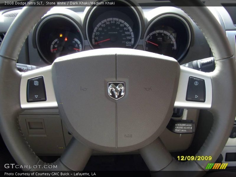 Stone White / Dark Khaki/Medium Khaki 2008 Dodge Nitro SLT