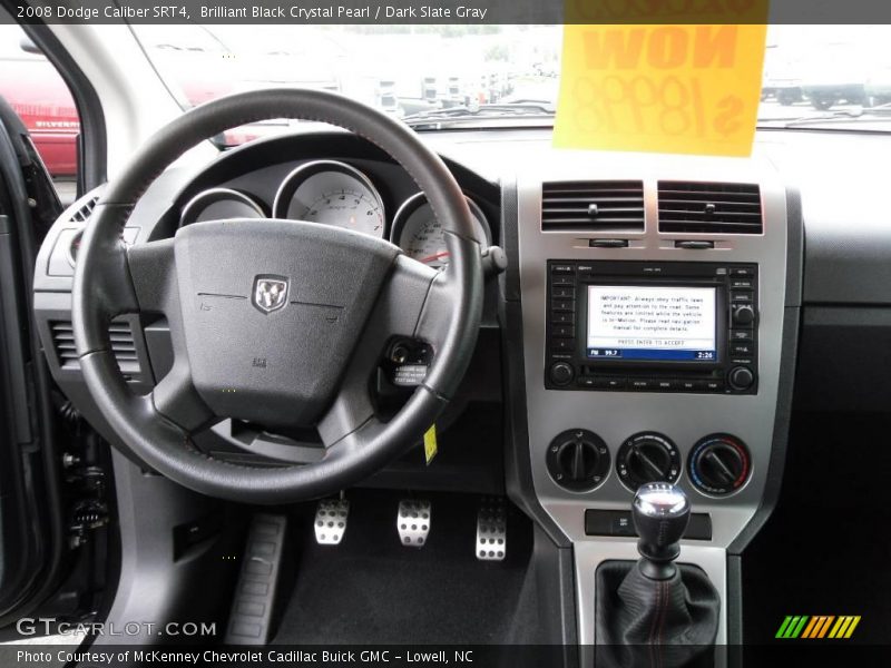Brilliant Black Crystal Pearl / Dark Slate Gray 2008 Dodge Caliber SRT4