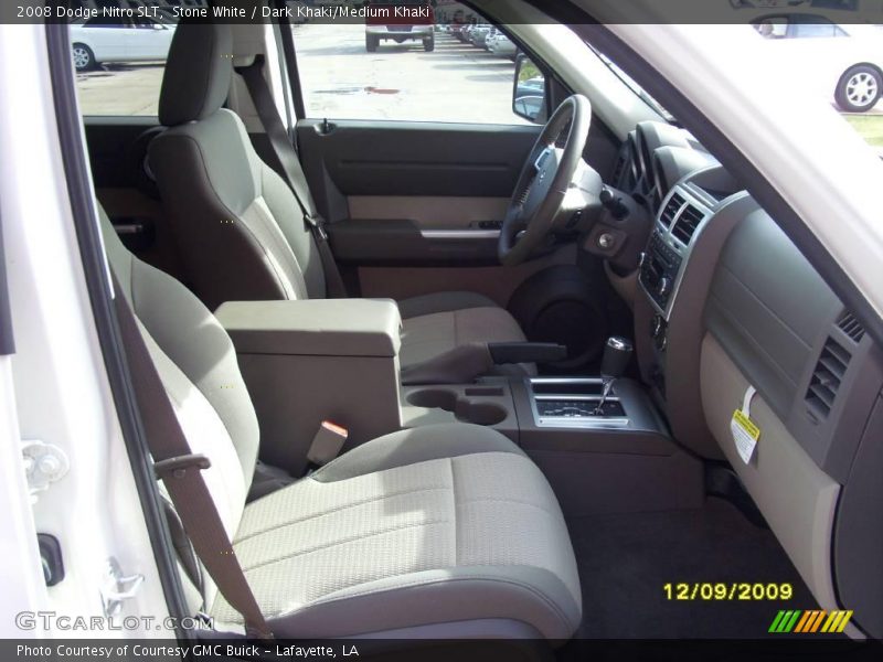 Stone White / Dark Khaki/Medium Khaki 2008 Dodge Nitro SLT