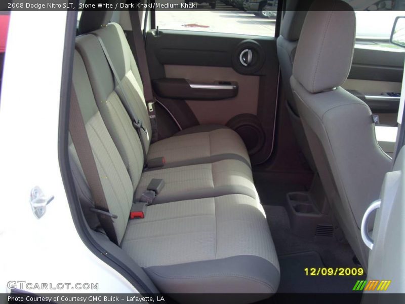 Stone White / Dark Khaki/Medium Khaki 2008 Dodge Nitro SLT
