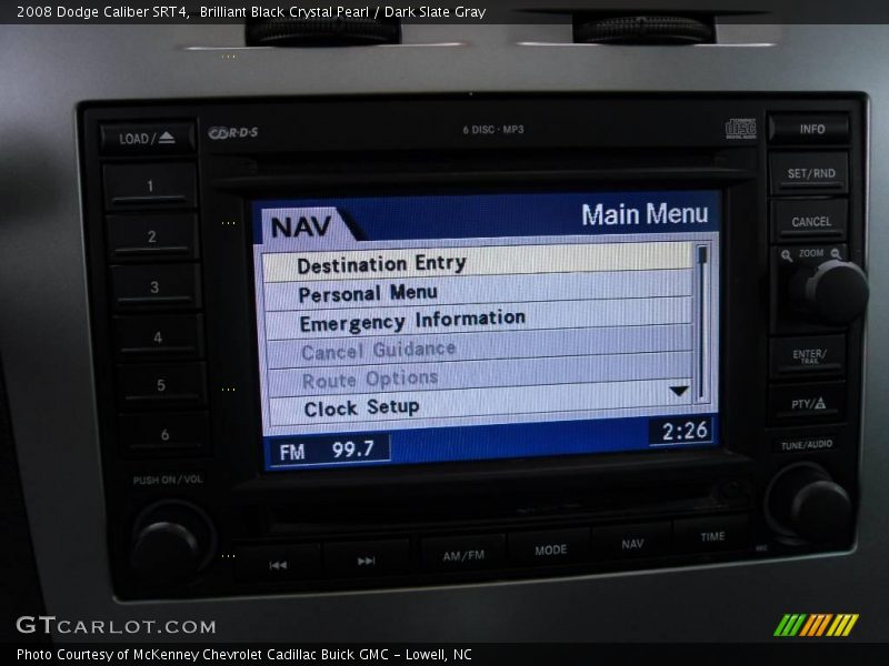 Brilliant Black Crystal Pearl / Dark Slate Gray 2008 Dodge Caliber SRT4