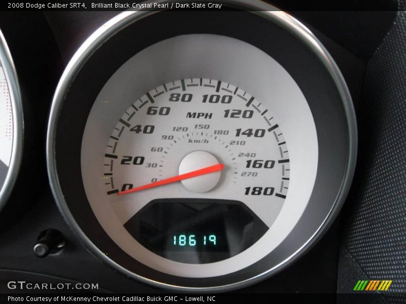 Brilliant Black Crystal Pearl / Dark Slate Gray 2008 Dodge Caliber SRT4