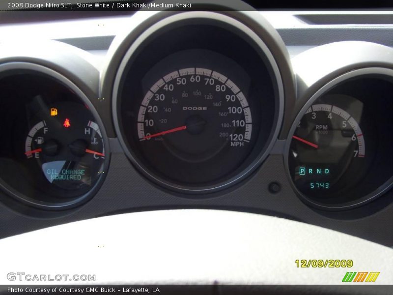 Stone White / Dark Khaki/Medium Khaki 2008 Dodge Nitro SLT