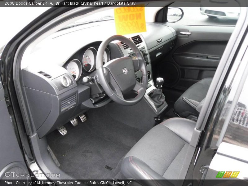 Brilliant Black Crystal Pearl / Dark Slate Gray 2008 Dodge Caliber SRT4