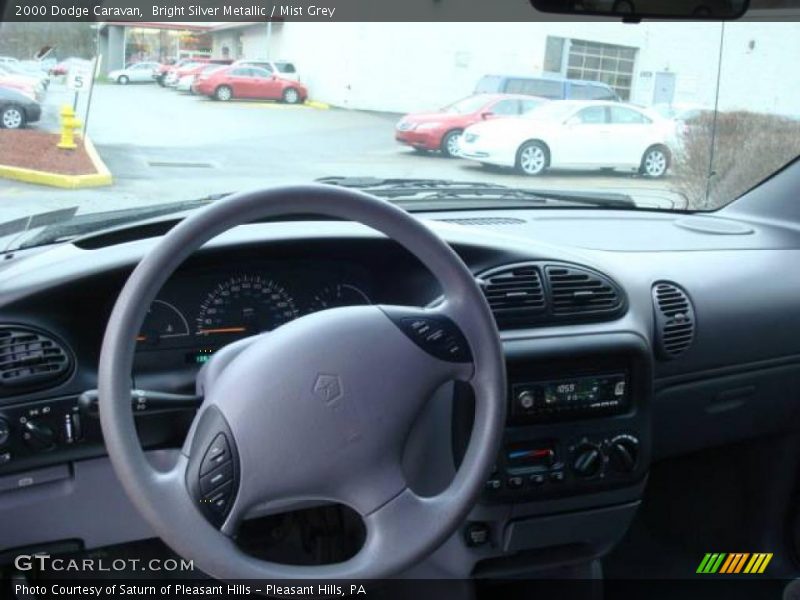 Bright Silver Metallic / Mist Grey 2000 Dodge Caravan