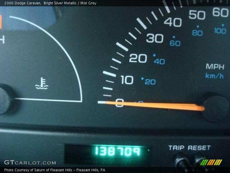 Bright Silver Metallic / Mist Grey 2000 Dodge Caravan