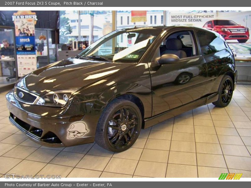 Pitch Black / Charcoal 2007 Ford Focus ZX3 S Coupe