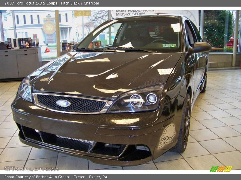 Pitch Black / Charcoal 2007 Ford Focus ZX3 S Coupe