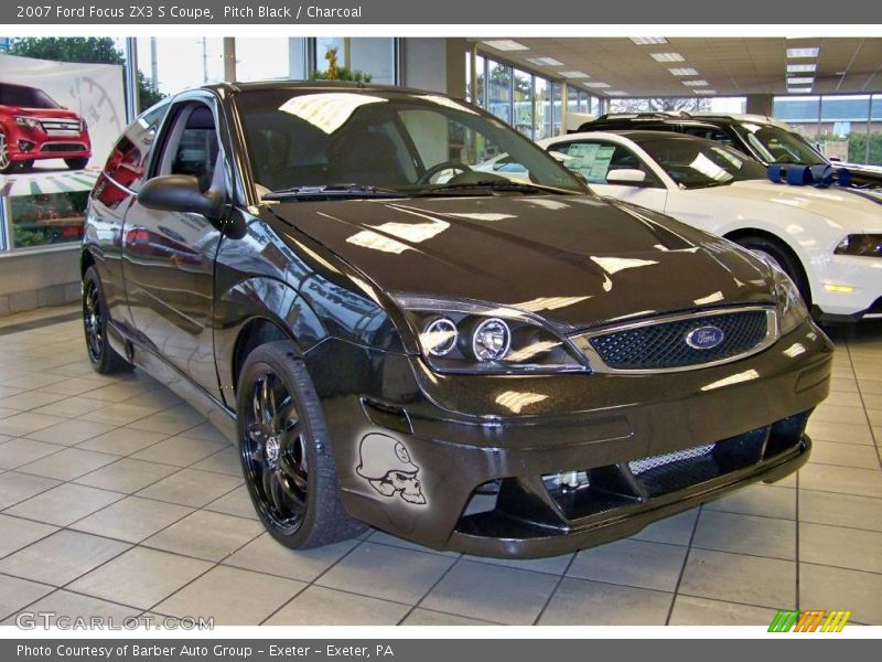 Pitch Black / Charcoal 2007 Ford Focus ZX3 S Coupe