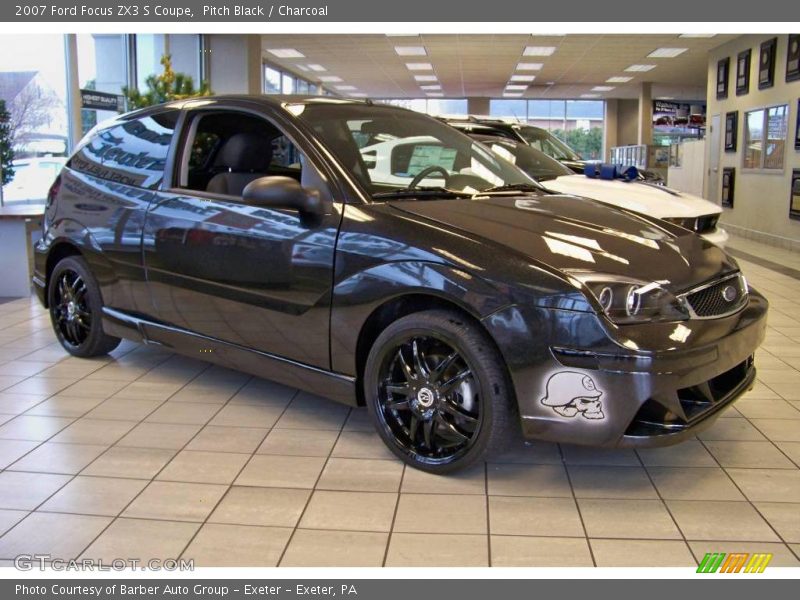 Pitch Black / Charcoal 2007 Ford Focus ZX3 S Coupe