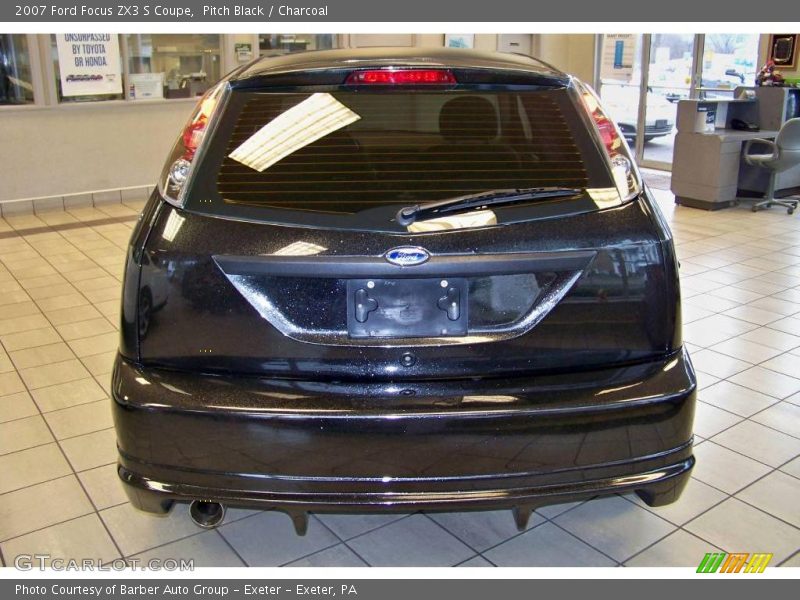 Pitch Black / Charcoal 2007 Ford Focus ZX3 S Coupe