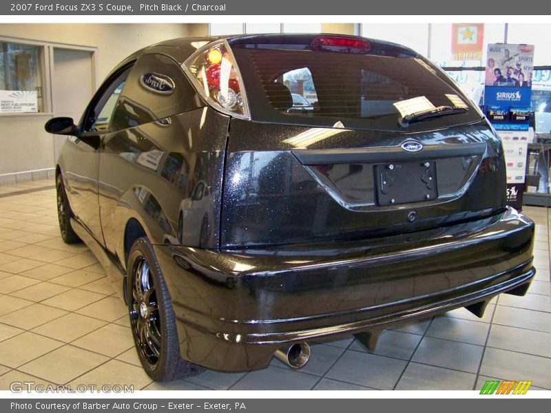Pitch Black / Charcoal 2007 Ford Focus ZX3 S Coupe