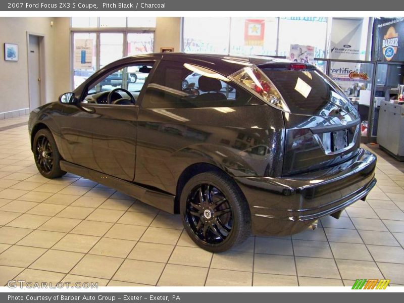 Pitch Black / Charcoal 2007 Ford Focus ZX3 S Coupe