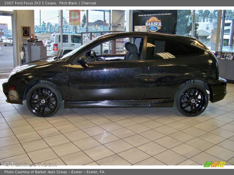 Pitch Black / Charcoal 2007 Ford Focus ZX3 S Coupe