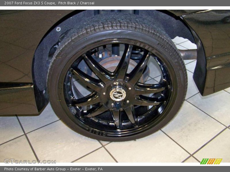 Pitch Black / Charcoal 2007 Ford Focus ZX3 S Coupe