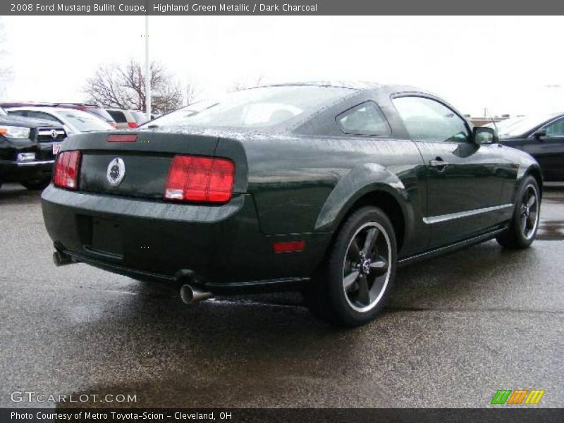 Highland Green Metallic / Dark Charcoal 2008 Ford Mustang Bullitt Coupe