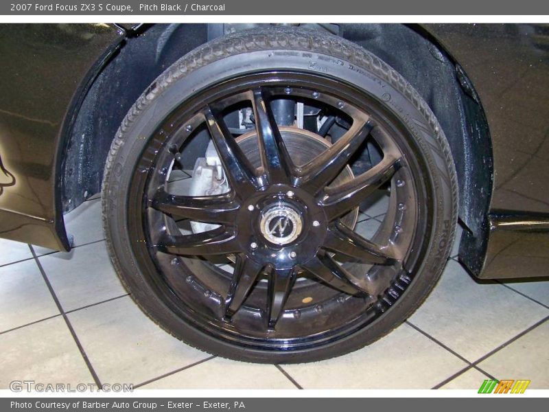 Pitch Black / Charcoal 2007 Ford Focus ZX3 S Coupe