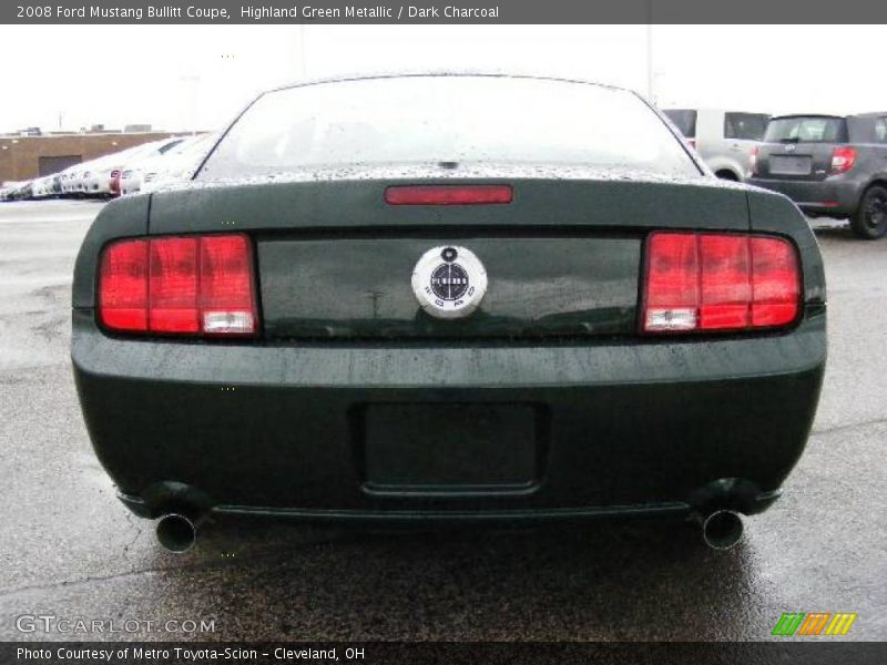 Highland Green Metallic / Dark Charcoal 2008 Ford Mustang Bullitt Coupe